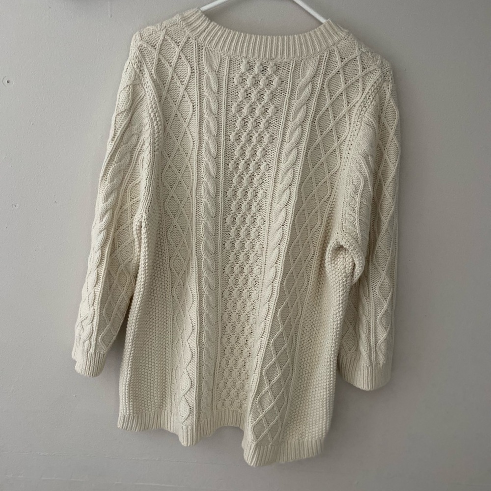 Women's Cream Sweater - Picture 2 of 4